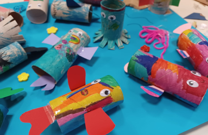 Un mare di colori fatto di Recupero