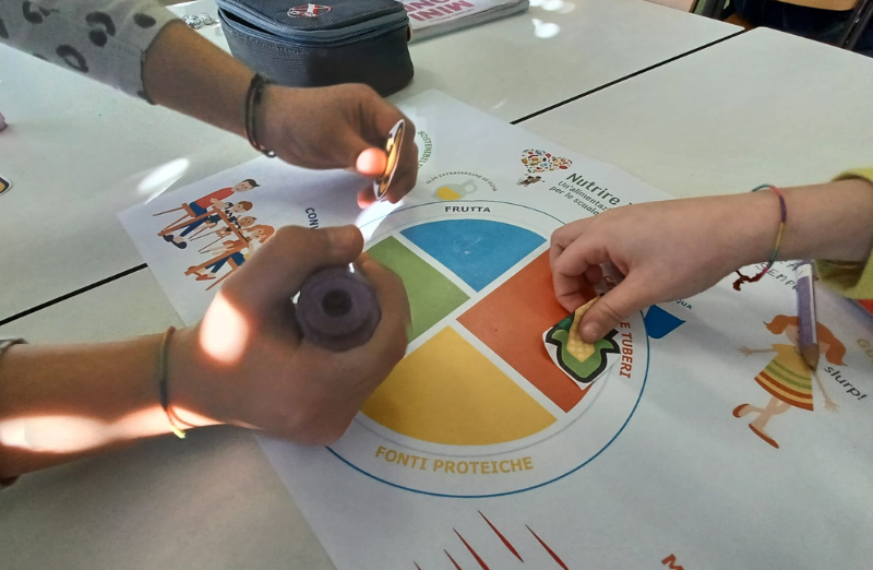 Imparare a mangiare bene? Alla Rondini si fa giocando