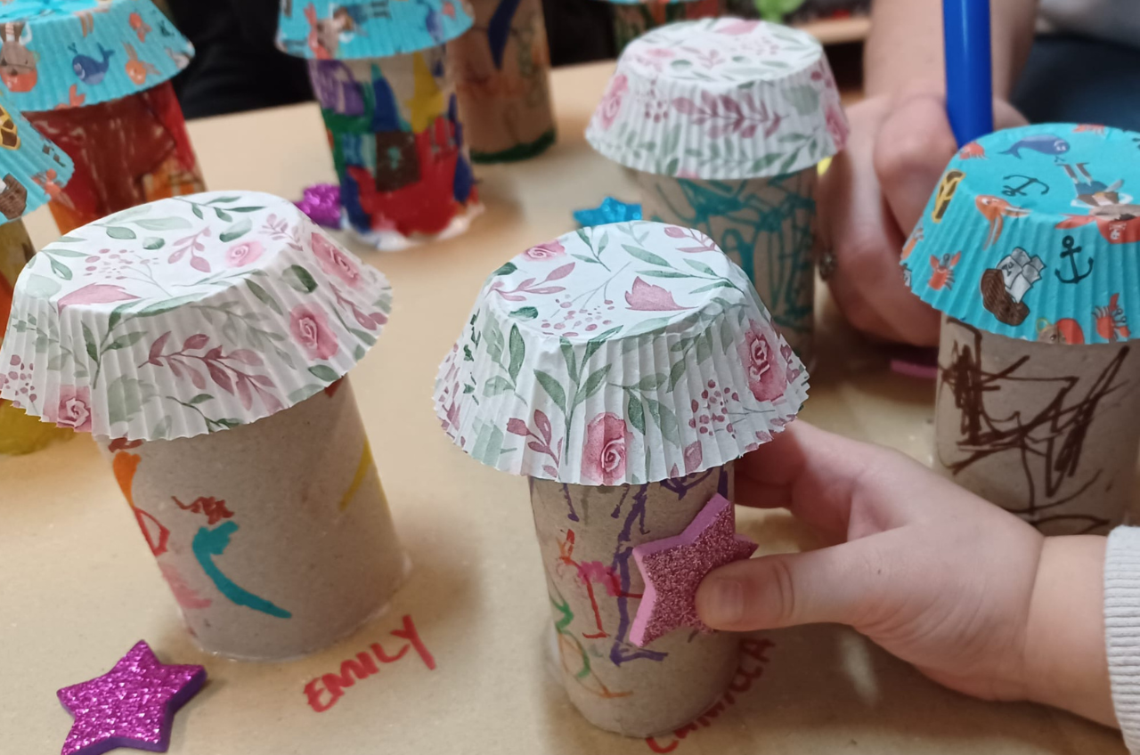 Dalla fantasia un villaggio di primavera